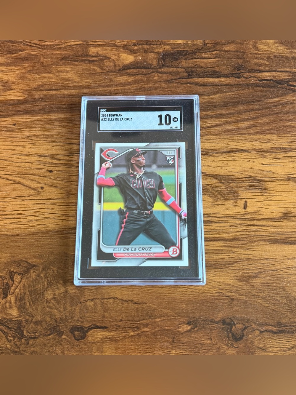 2024 Bowman Elly De La Cruz RC #22 SGC 10 Gem Mint Rookie Reds